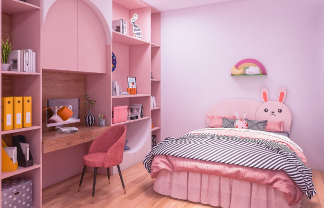 Thiết Kế Phòng Ngủ 10m2 Cho Bé Đẹp, Tiện Nghi Và Hợp Lý