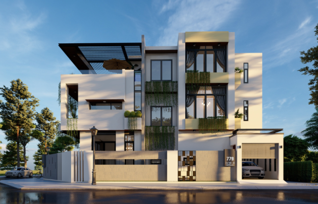 Top 10 Mẫu Biệt Thự 2 Tầng 5 Phòng Ngủ Đẹp Nhất 2025